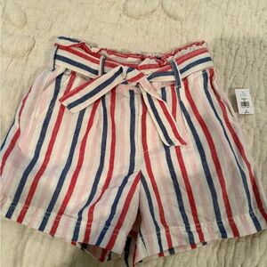 NWT Gap Kids Striped Red and Blue Women's Shorts